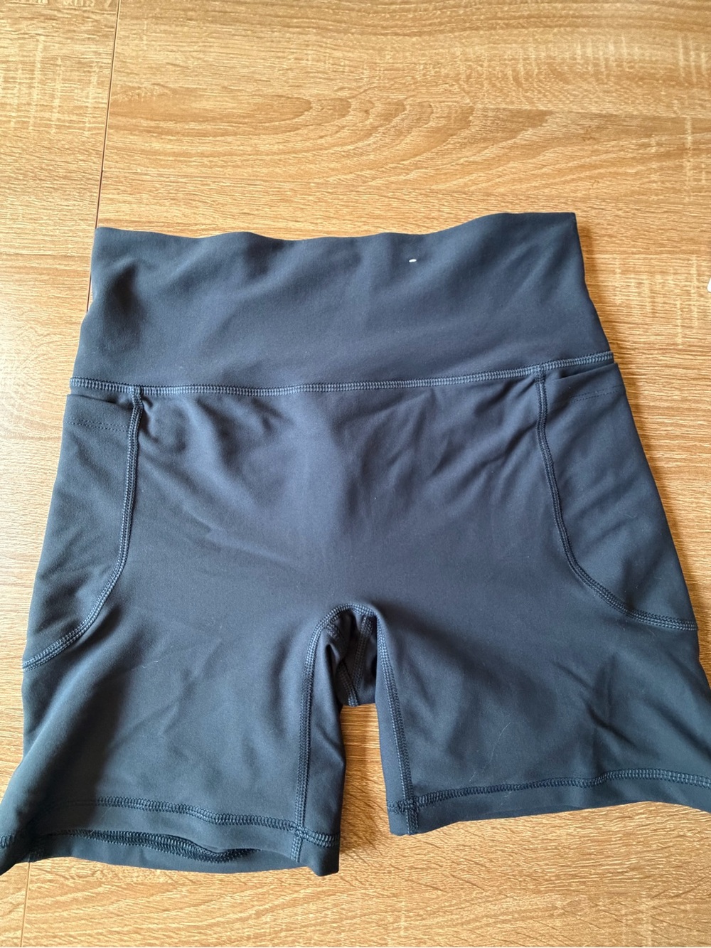 Old Navy Black High-Rise Bike Shorts